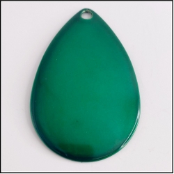 Mag 9 Transparent Candy Green Blade .025 inch Thick Plain